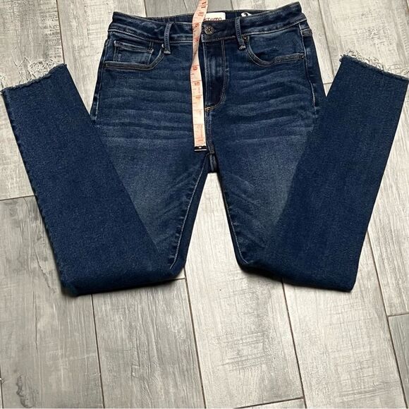 DRIFTWOOD Jackie High Rise Skinny Raw Hem Denim Jeans 25 - Picture 8 of 13